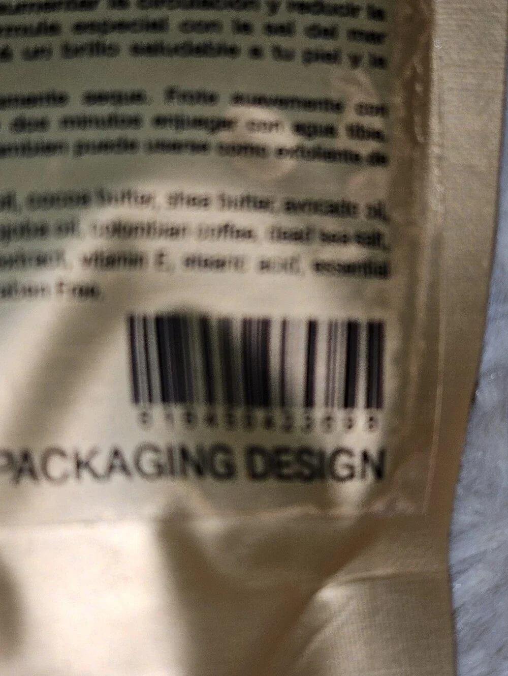 Deluge Organic Coffee Body and Face Scrub Natural, stretch marks, cellulite 10oz